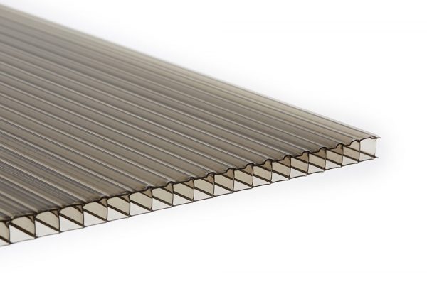 10mm twinwall polycarbonate roofing bronze