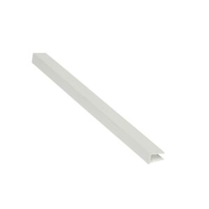 White Polycarbonate Drip Edge Sheet Closure