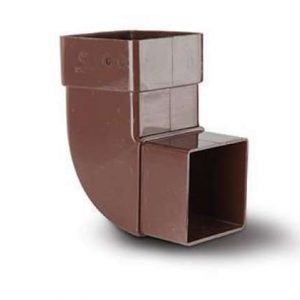 Square 90 Degree Offset Bend - Brown