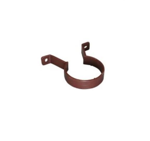 brown round downpipe clip