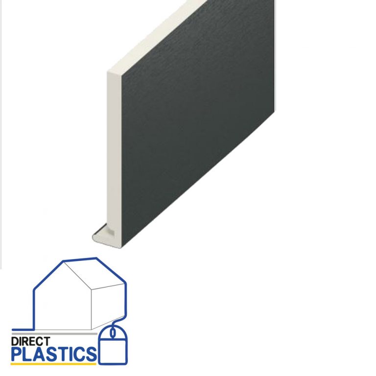 UPVC 150mm Replacement Fascia Board (18mm Square Edged) 5m - Anthracite ...