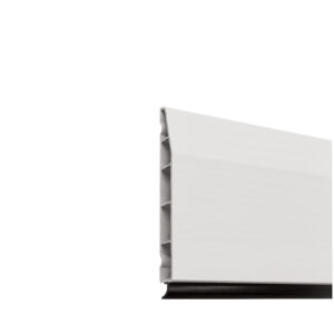 100mm Chamfered White PVC Skirting Board
