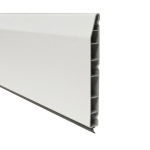 150mm Chamfered White PVC Skirting Board