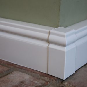 Skirting Board Covers 100mm Ambassador PVC External Corner