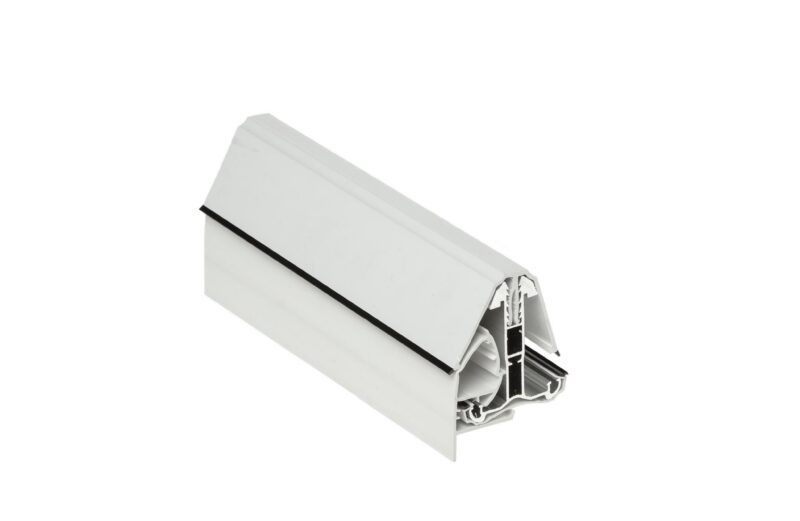White Edge Glazing Bar for 10-25mm Polycarbonate
