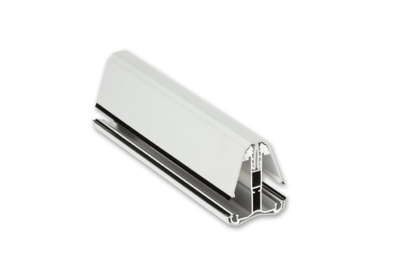 White Intermediate Glazing Bar for 10-25mm Polycarbonate